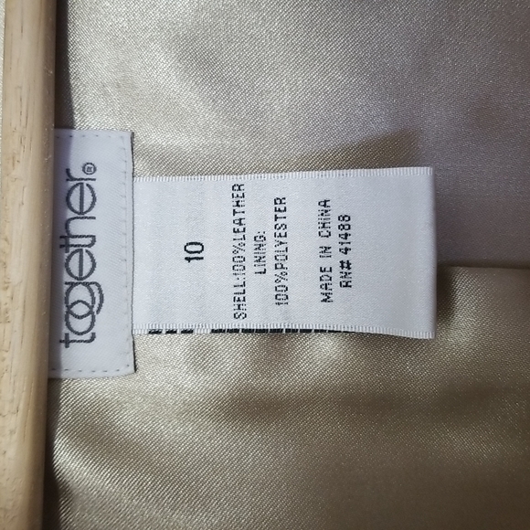 Vintage Suede Leather Pantsuit Set Size 10 - Picture 9 of 14